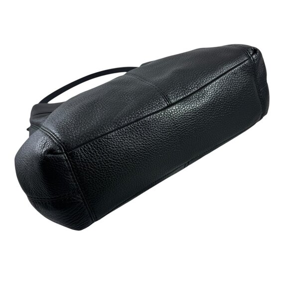 Coach Black Pebbled Leather Lexy Purse Hobo Shoulder Bag F57545 - Picture 6 of 10